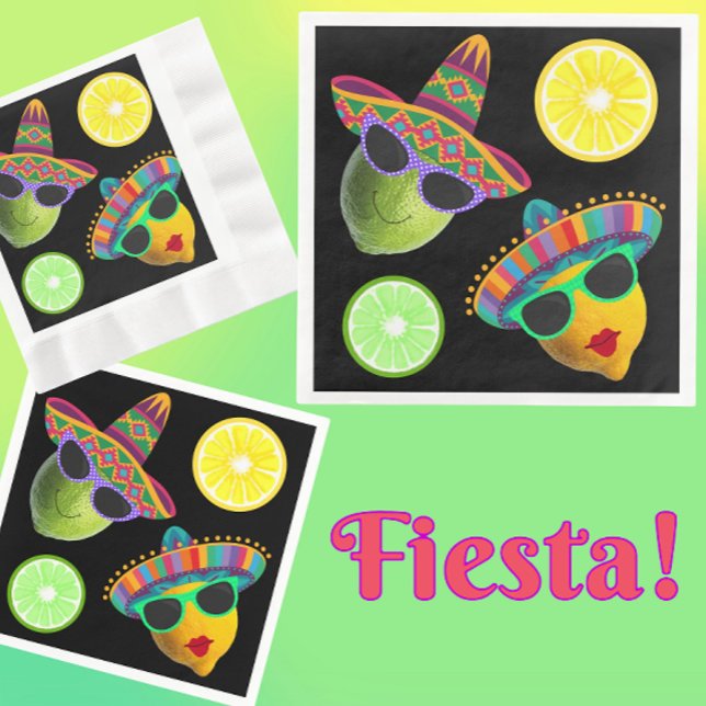 Funny Lemon Lime Party Napkins (Party napkins!)