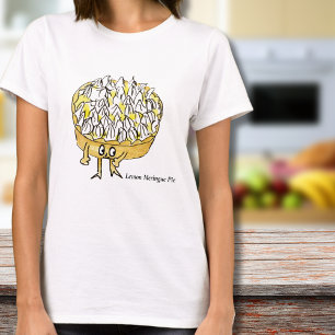Funny Lemon Meringue Pie Quirky Cute Dessert Humor T-Shirt