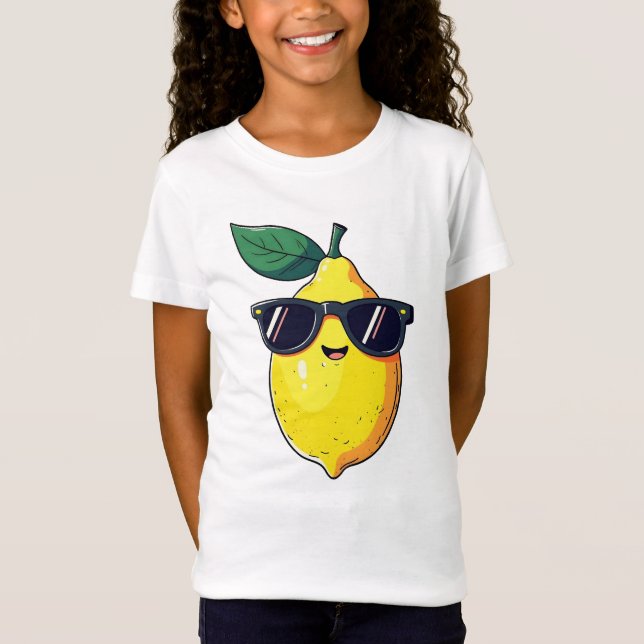 Funny Lemon Sunglasses T-Shirt (Front)