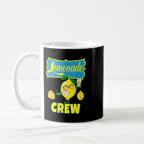 Funny Lemonade Crew Summer Lemon Juice Stand Lemon Coffee Mug