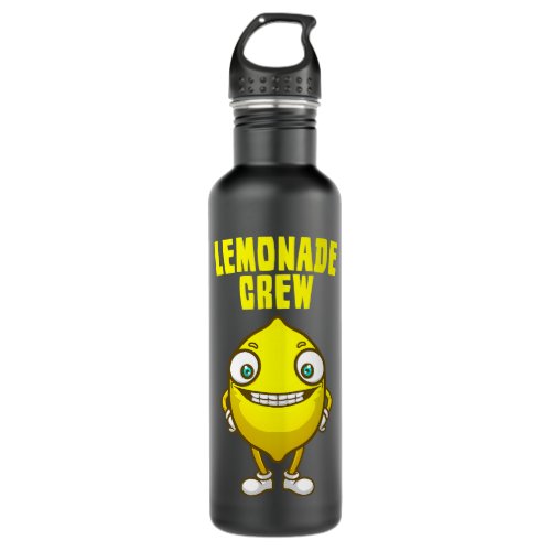 Funny Lemonade Design For Men Women Lemon Fruit Ju Stainless Steel Water Bottle