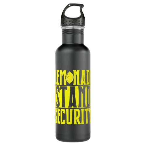 Funny Lemonade Stand Security Summer Time Lemon Dr Stainless Steel Water Bottle