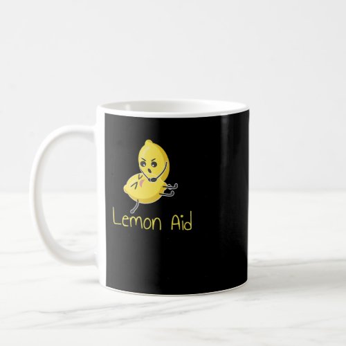 Funny LemonAid Lemon First Aid Pun Joke Coffee Mug