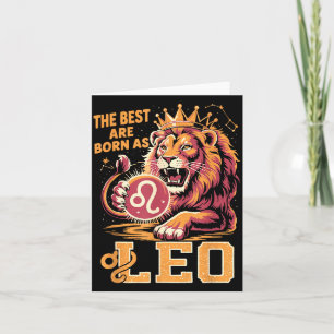 Funny Leo Birthday Quote Astrology Horoscope Gift  Card