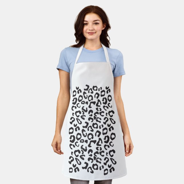 Funny Leopard Animal Apron (Worn)