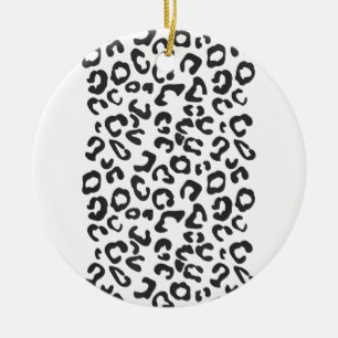 Funny Leopard Animal Ceramic Ornament