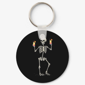 Funny Leopard Karate Mom Cheetah Graphic Women Gir Keychain