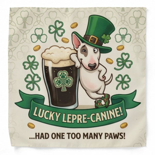 Funny Lepre-canine Personalized Dog Bandana (Front)