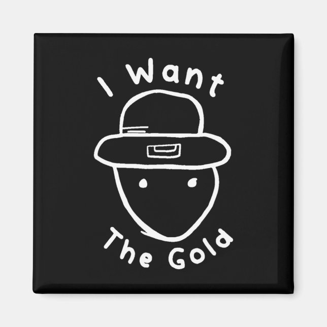 Funny Leprechaun Amateur Sketch Meme St Patricks D Magnet (Front)