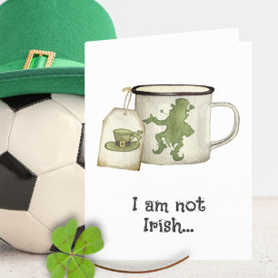 Funny Leprechaun Coffee Mug St Patrick’s Day Card