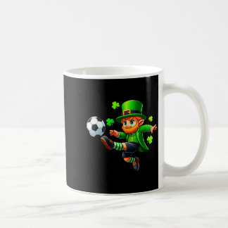Funny Leprechaun Irish Soccer St Patricks Men Boy  Coffee Mug