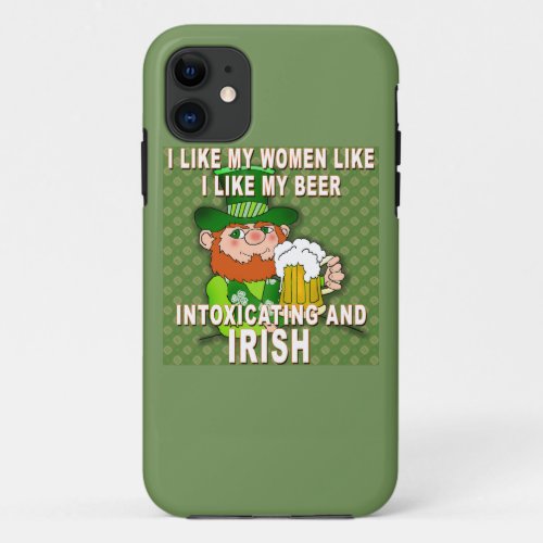 Funny Leprechaun Meme for St Patricks Day iPhone 11 Case