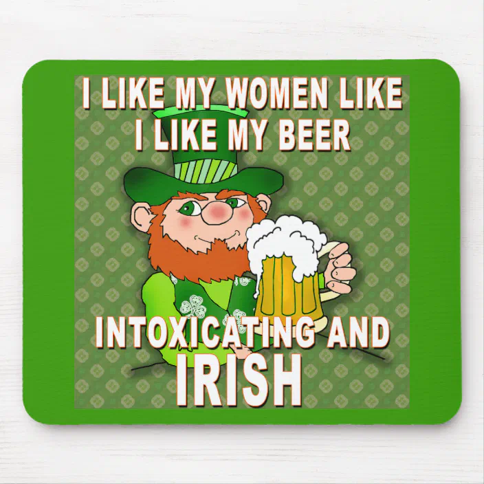 St Patrick S Day Funny Pics Funny Leprechaun Meme For St Patricks Day Mouse Pad | Zazzle.com