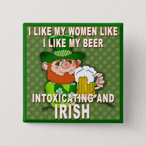 Funny Leprechaun Meme for St Patricks Day Pinback Button