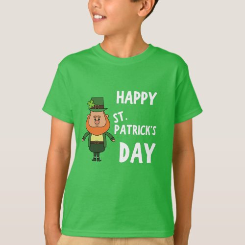 Funny Leprechaun Sayings Happy Saint Patricks Day  T_Shirt