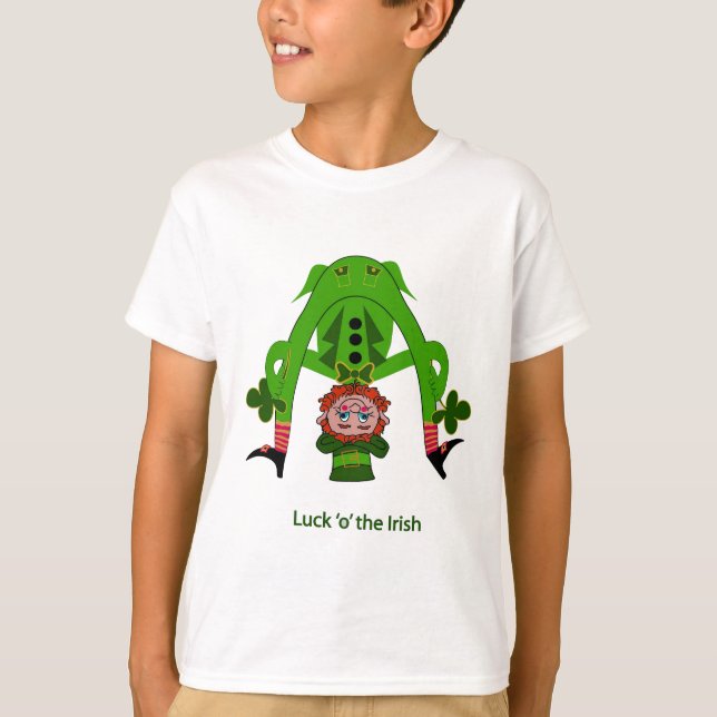 Funny Leprechaun T-Shirt (Front)