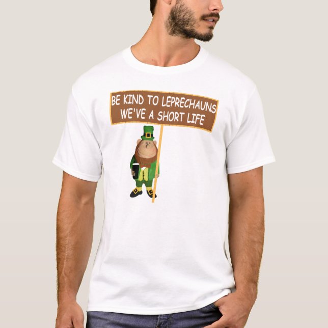 Funny leprechaun T-Shirt (Front)