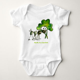 Funny Leprochaun St. Patricks Day Baby Baby Bodysuit