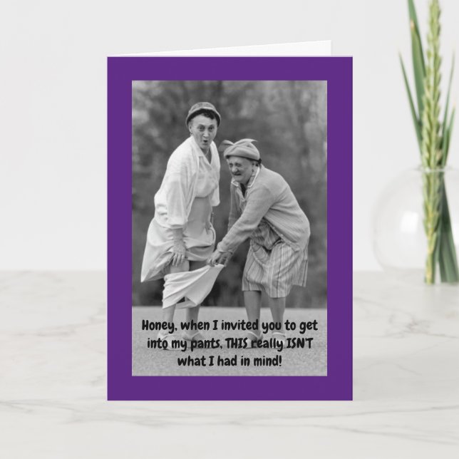 FUNNY Lesbian Valentine's Card (Front)