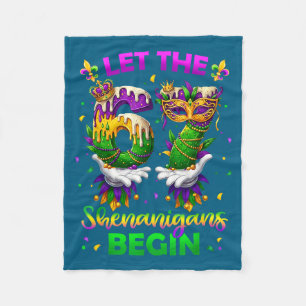 Funny Let 67 Shenanigans Begin 6 Fleece Blanket