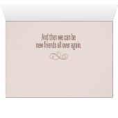Funny “Let’s Be Friends Until We’re Senile” Card (Inside Horizontal (Bottom))