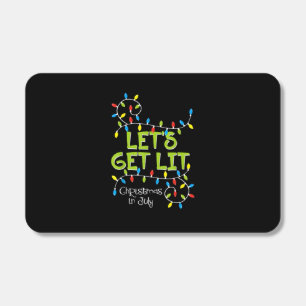 Funny Let's Get Lit Christmas Lights Matchboxes