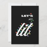 Funny Let&#39;s Get Lit Holiday Family Love
