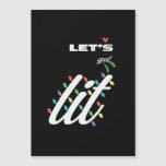 Funny Let&#39;s Get Lit Holiday Family Love