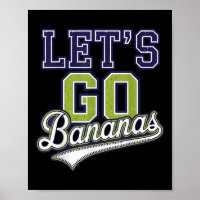Funny Lets Go Bananas Cute Banana Fruits Lover Ban