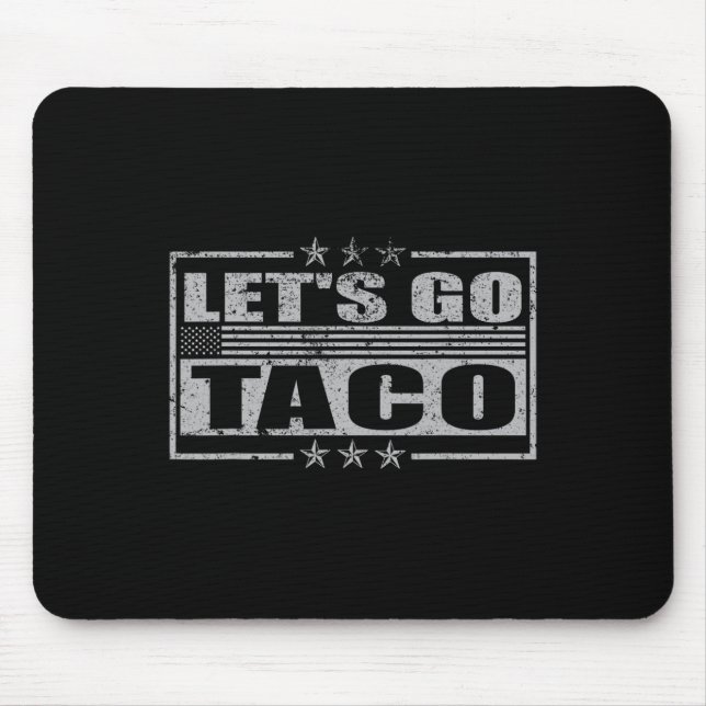 Funny Let's Go Taco 25  Mouse Pad (Front)