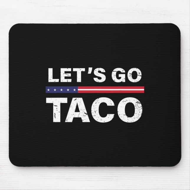 Funny Let's Go Taco 28  Mouse Pad (Front)