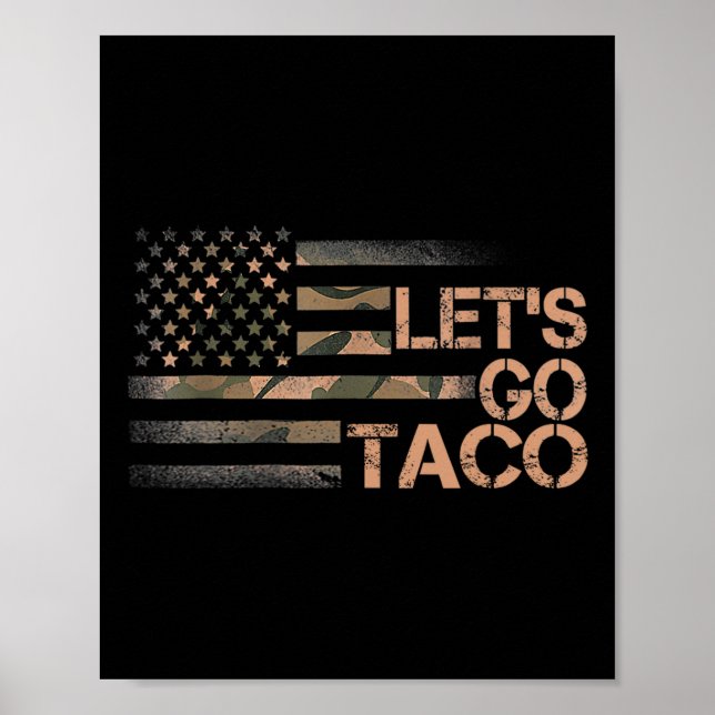 Funny Let's Go Taco 3  Poster (Front)
