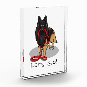 Funny Let's Go! Walk Belgian Tervuren (original) Acrylic Award