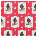 Funny Let's Go! Walk Belgian Tervuren (original) Fabric