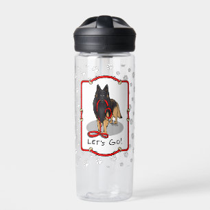 Funny Let's Go! Walk Belgian Tervuren (original) Water Bottle