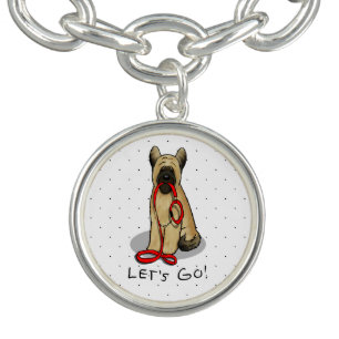 Funny Let's Go! Walk Briard (cr tawny black 1) Bracelet
