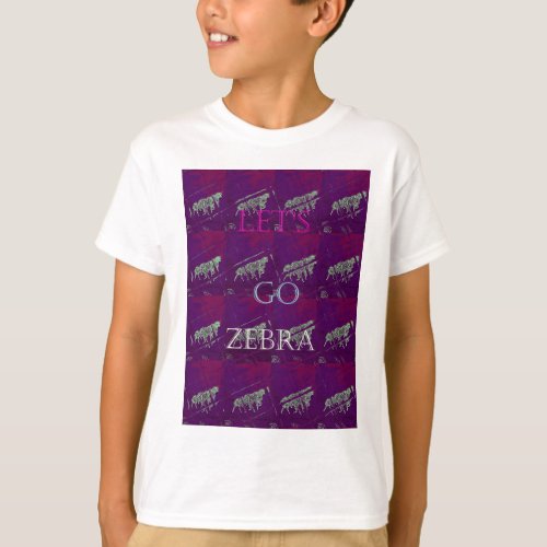 Funny Lets Go Zebra  Hakuna Matata motif Design Co T_Shirt
