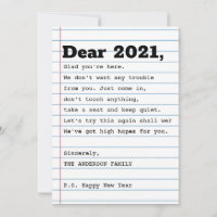 Funny Let's Try This Again New Year Cute Dear 2021