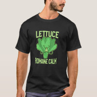 Funny Lettuce Romaine Calm Meditation Yoga Zen