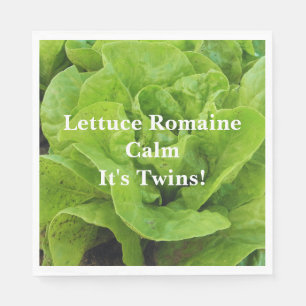 Funny Lettuce Romaine Calm Twin Napkins