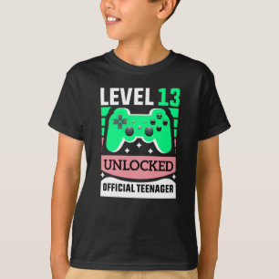 Funny Level 13 Unlocked Official Teenager Shirt