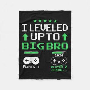 Funny Leveled Up To Big Brother 2026 Soon To Be Bi Fleece Blanket