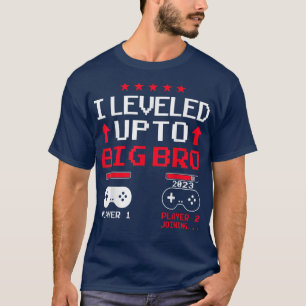 Funny Leveling Up To Big Bro 2023 Loading Future B T-Shirt