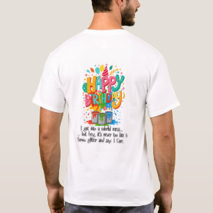 Funny LGBT French Bulldog Birthday T-Shirt