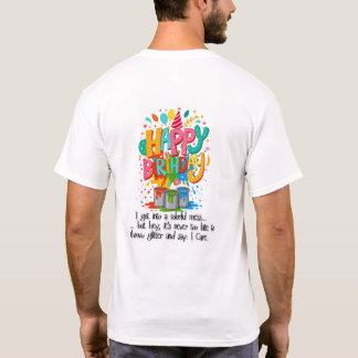 Funny LGBT French Bulldog Birthday T-Shirt