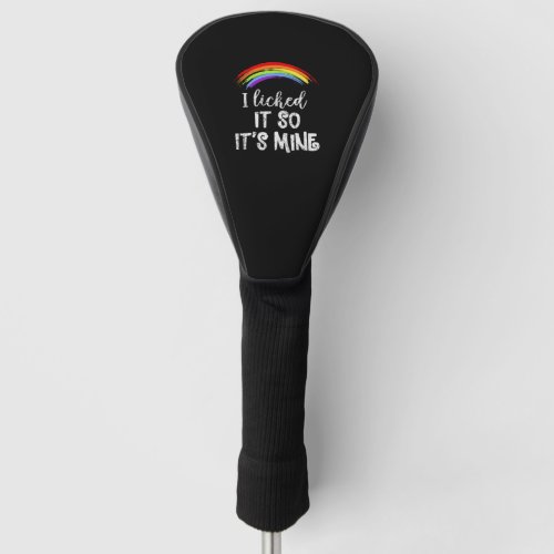 Funny LGBT Rainbow Pride Golf Head Cover
