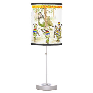 Funny LGBT VS Giant Duck Table Lamp