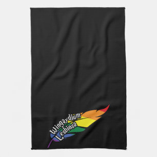 Funny LGBTQ   Play On Words   Pride   Rainbow Kitchen Towel