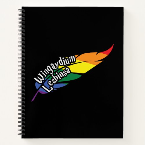 Funny LGBTQ  Play On Words  Pride  Rainbow Notebook
