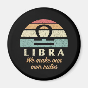 Funny Libra Zodiac Rules Magnet